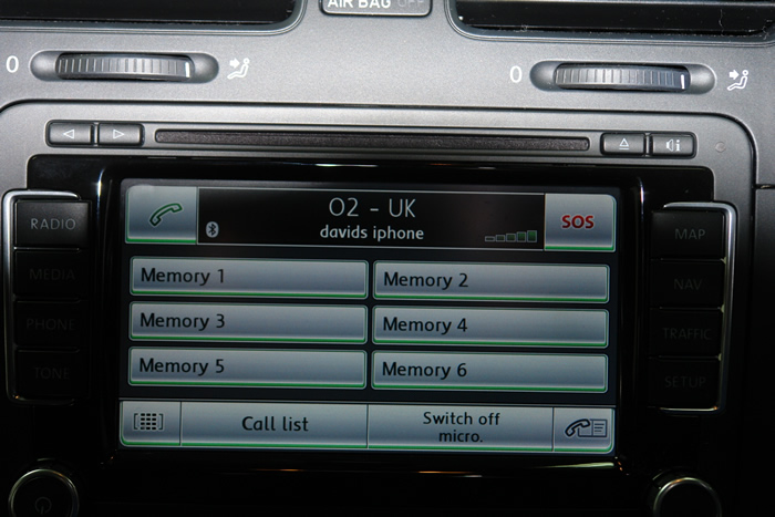 VW call connected